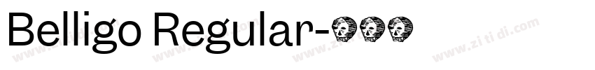 Belligo Regular字体转换